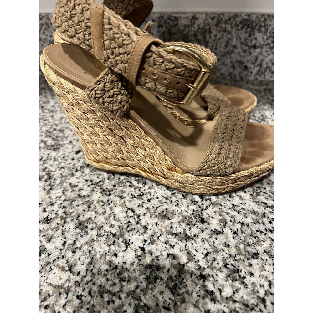 Stuart Weitzman Tan/taupe Wedges - Picture 5 of 8